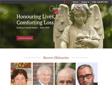 Tablet Screenshot of cardinalfuneralhomes.com